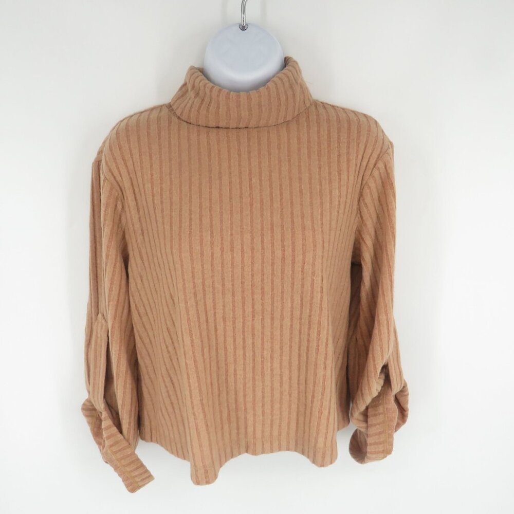 THE LIMITED Petite XS Rib Hacci Knit Turtleneck NWT $69